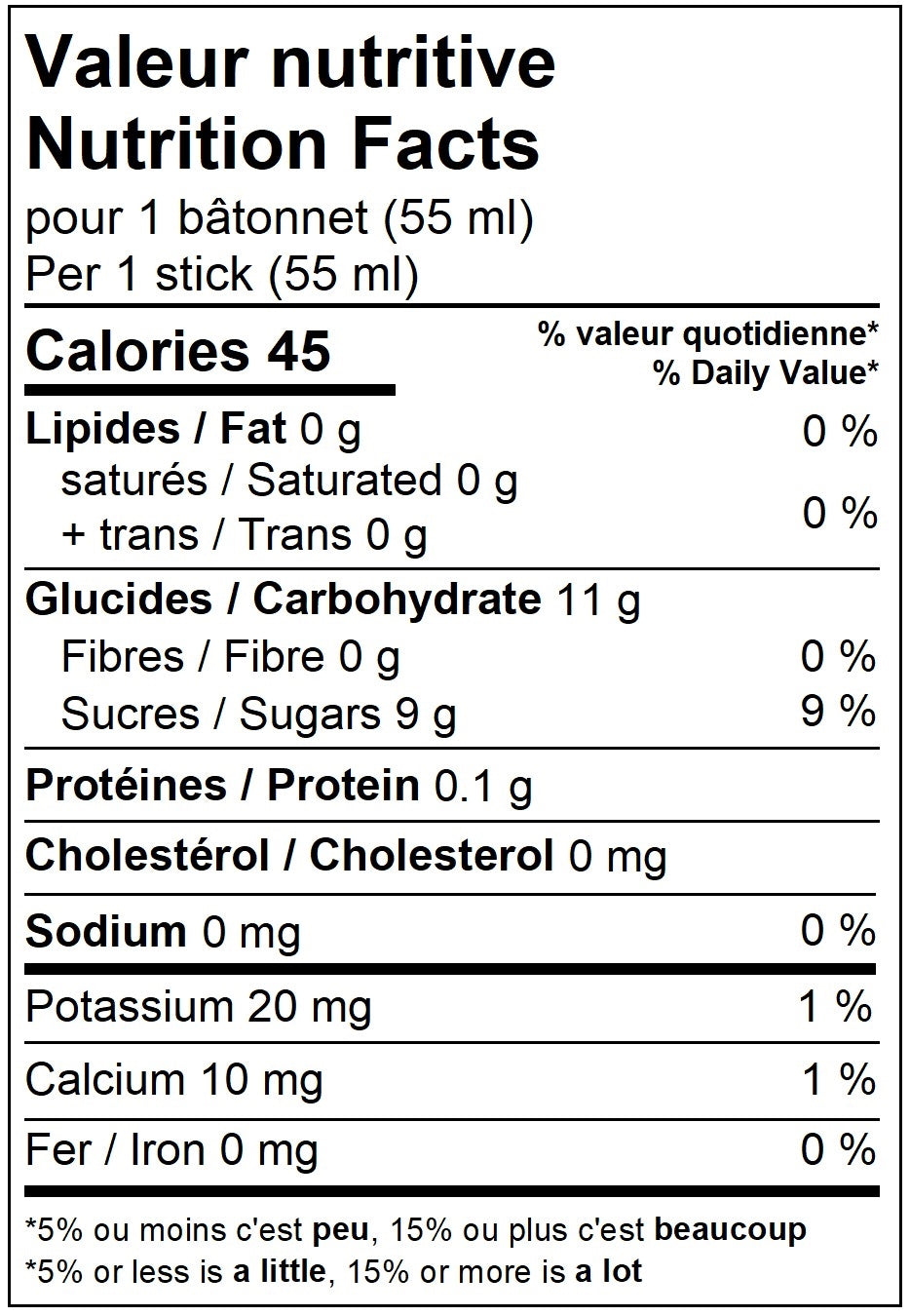 6 Barres glacées sorbet fraise rhubarbe