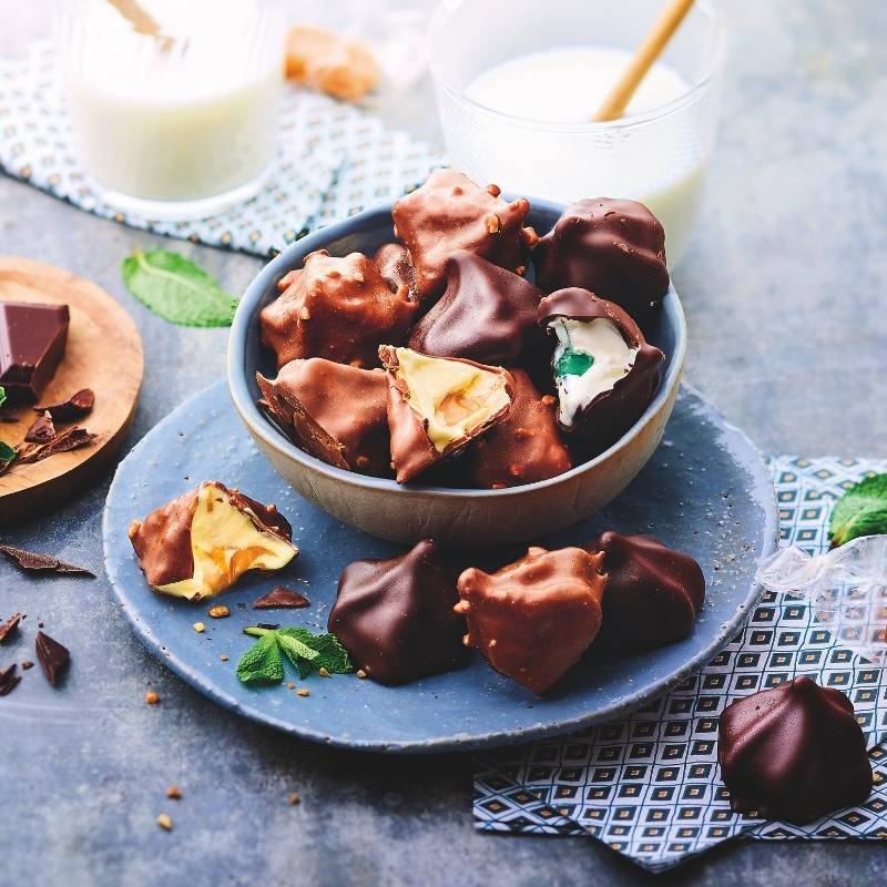 12 Rochers vanille caramel