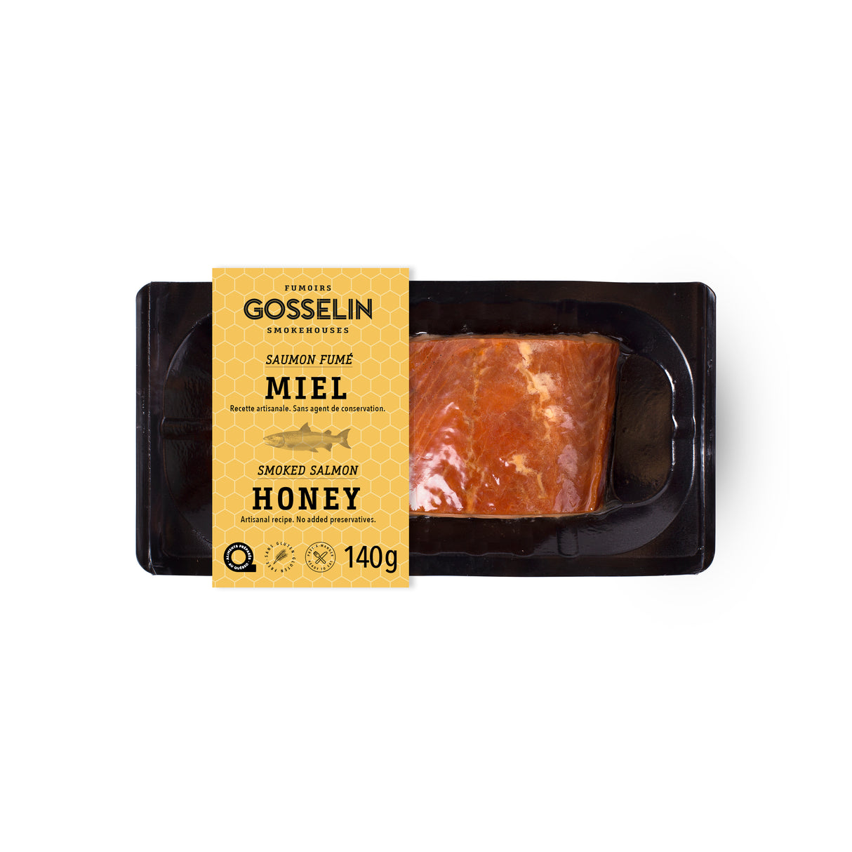 Honey-Smoked Salmon Steak