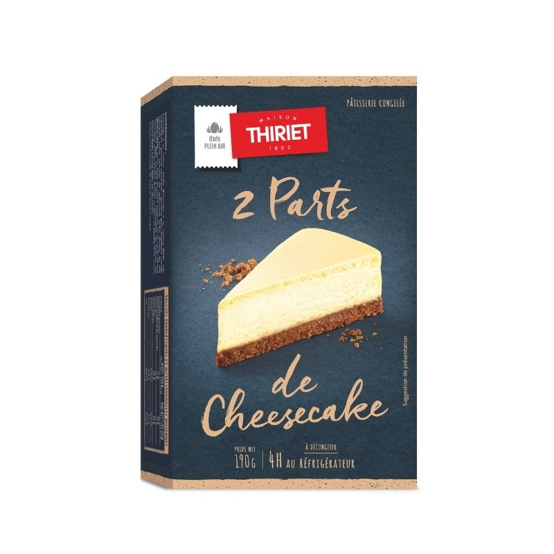 2 parts de cheesecakes