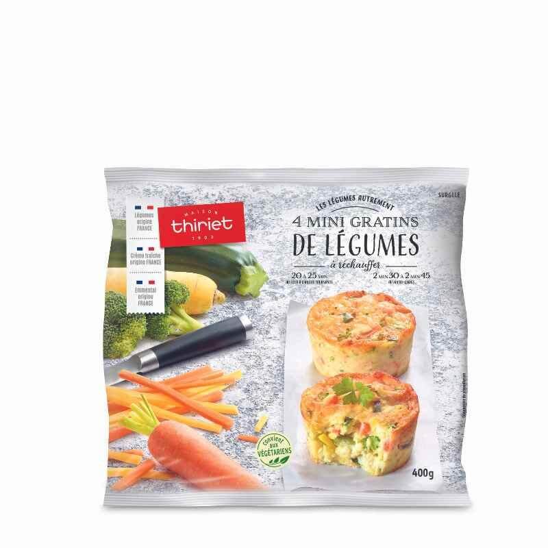 4 Mini gratins de légumes