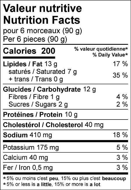 12 aumônières St-jacques et saumon