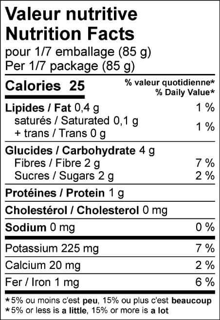 Poireaux émincés bio 600g
