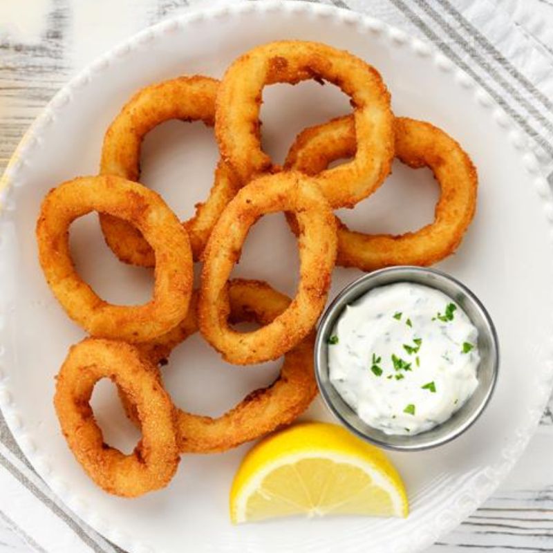 Calmars frits (à la romaine)