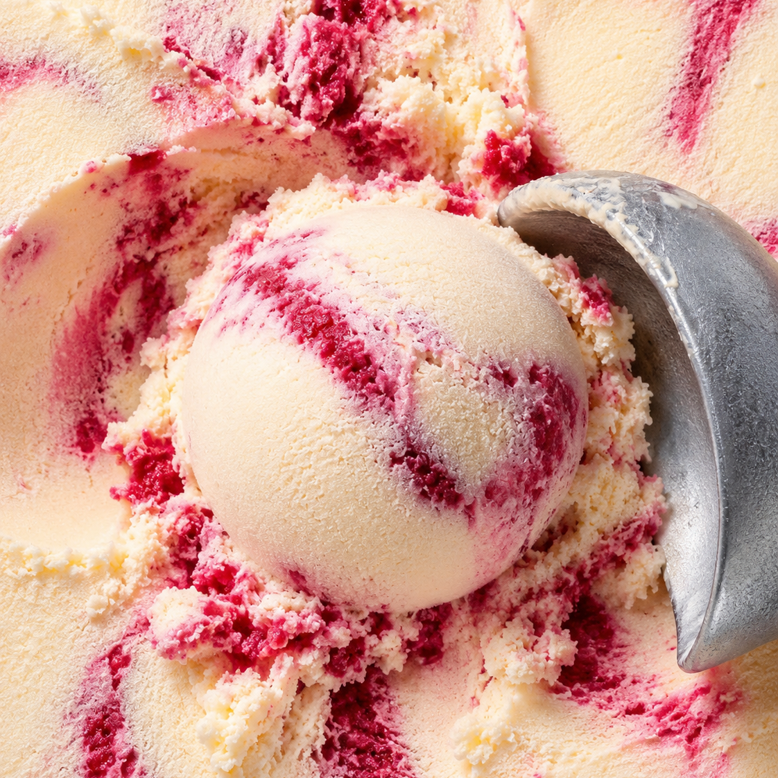 Bilboquet Vanilla Raspberry Ice Cream – 500 mL
