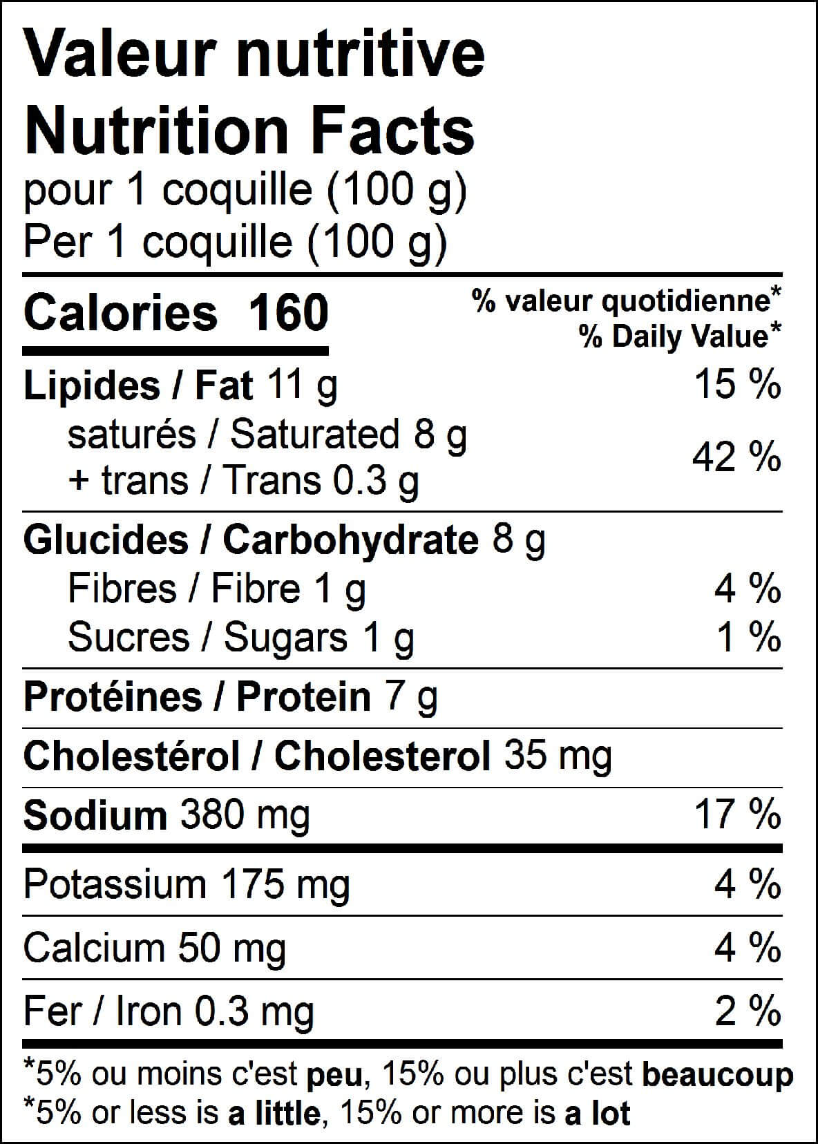 2 coquilles St-Jacques sauce au Champagne