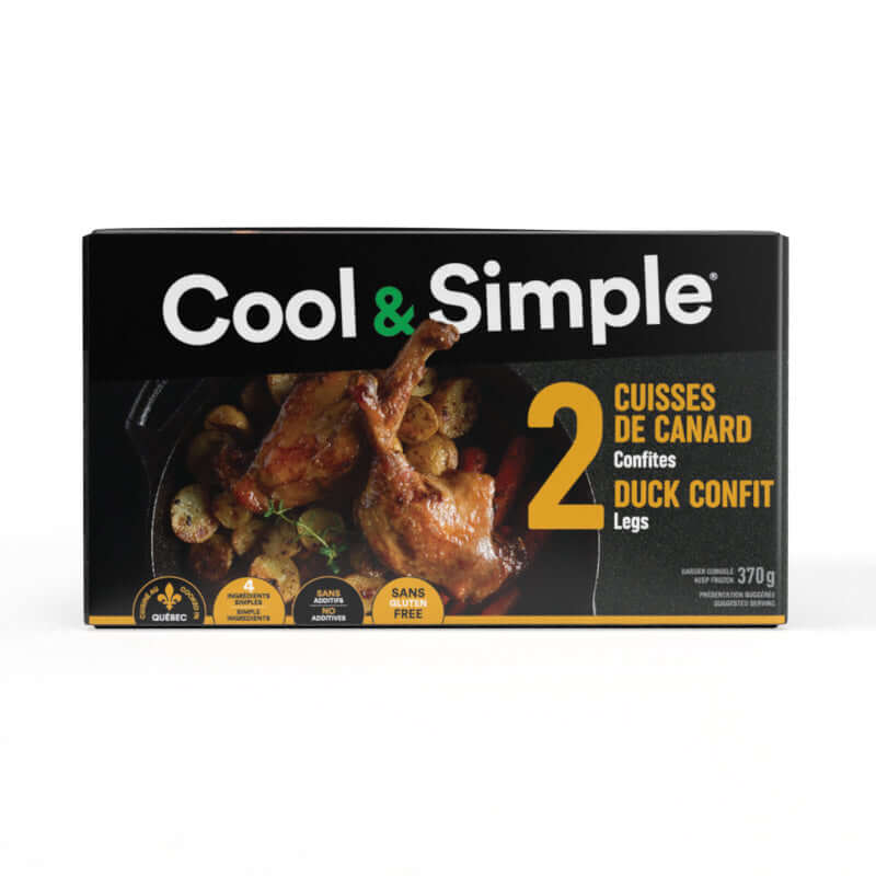 2 cuisses de canard confites