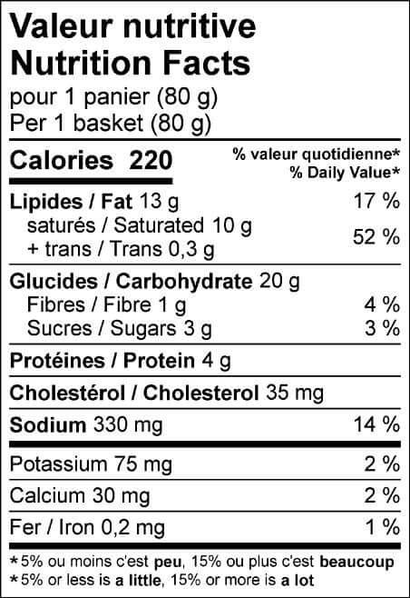 4 Paniers Feuilletés au Boursin