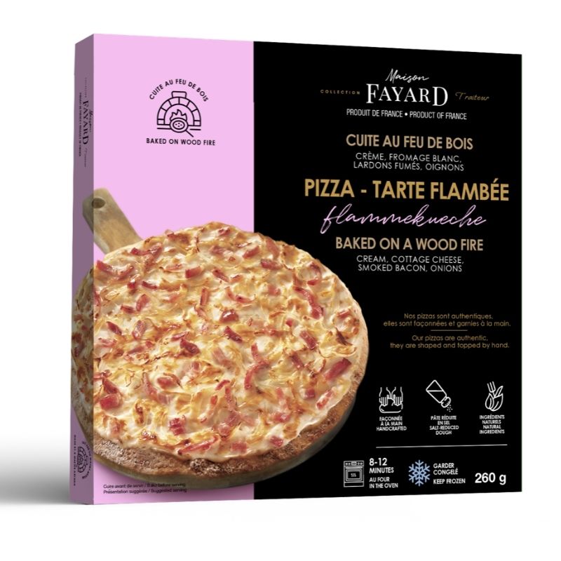 Flammekueche classique (Tarte flambée alsacienne)
