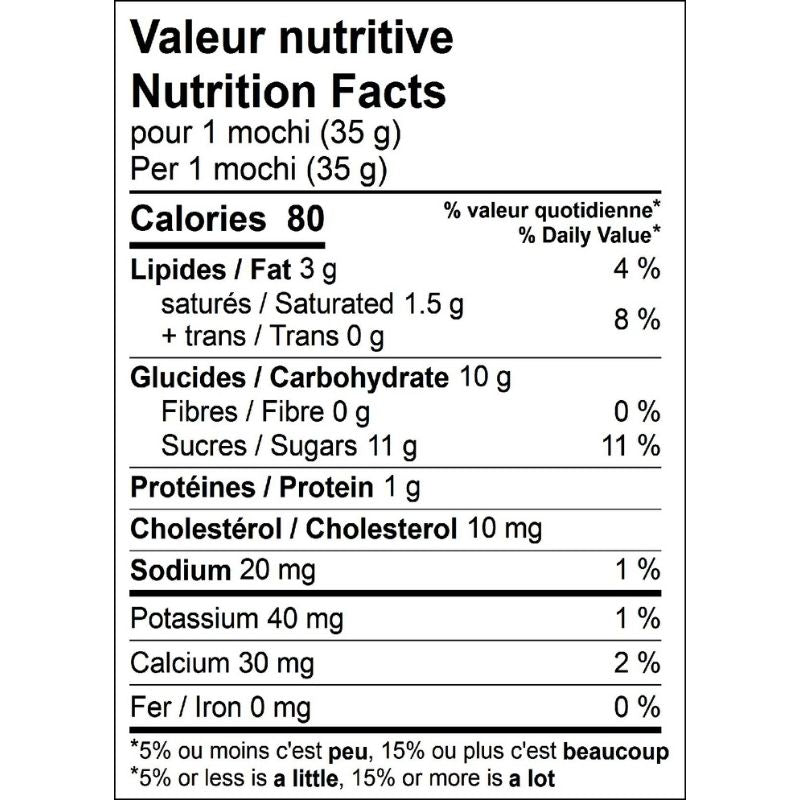 Mochi glacé sésame noir