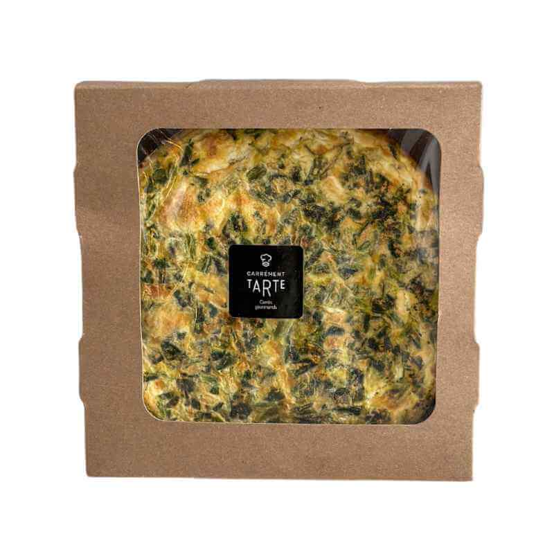 Quiche chèvre épinard