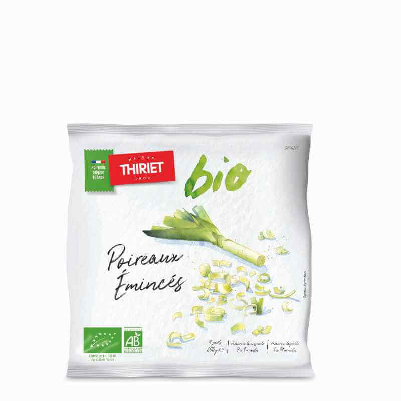 Poireaux émincés bio 600g
