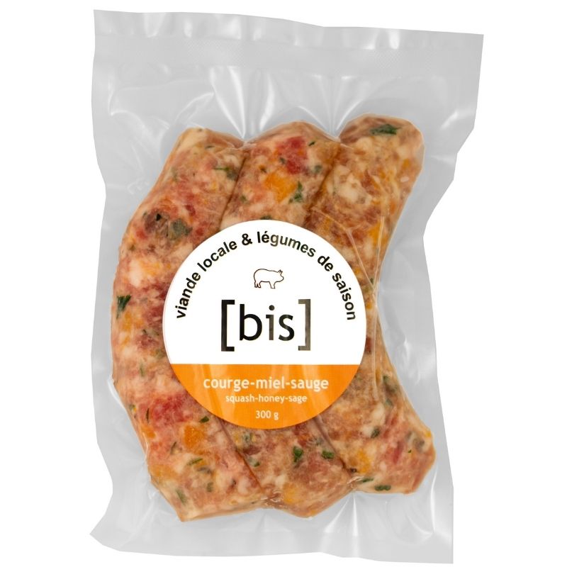 3 Pork Sausages – Squash, Honey & Sage