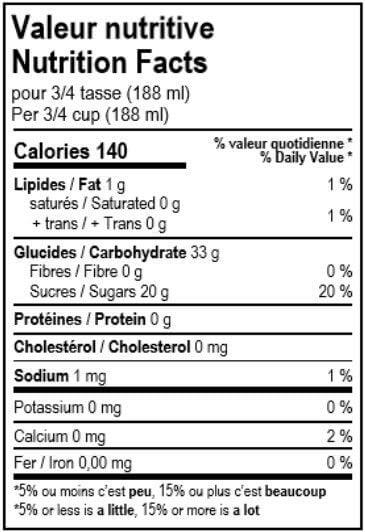 Sorbet orange sanguine (500ml)