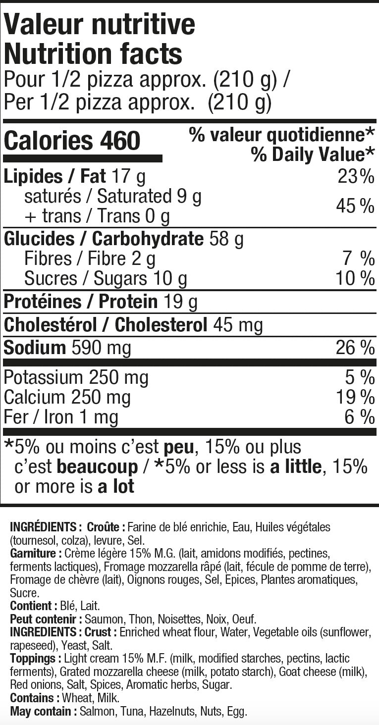 Goat Cheese and Onion Pizza