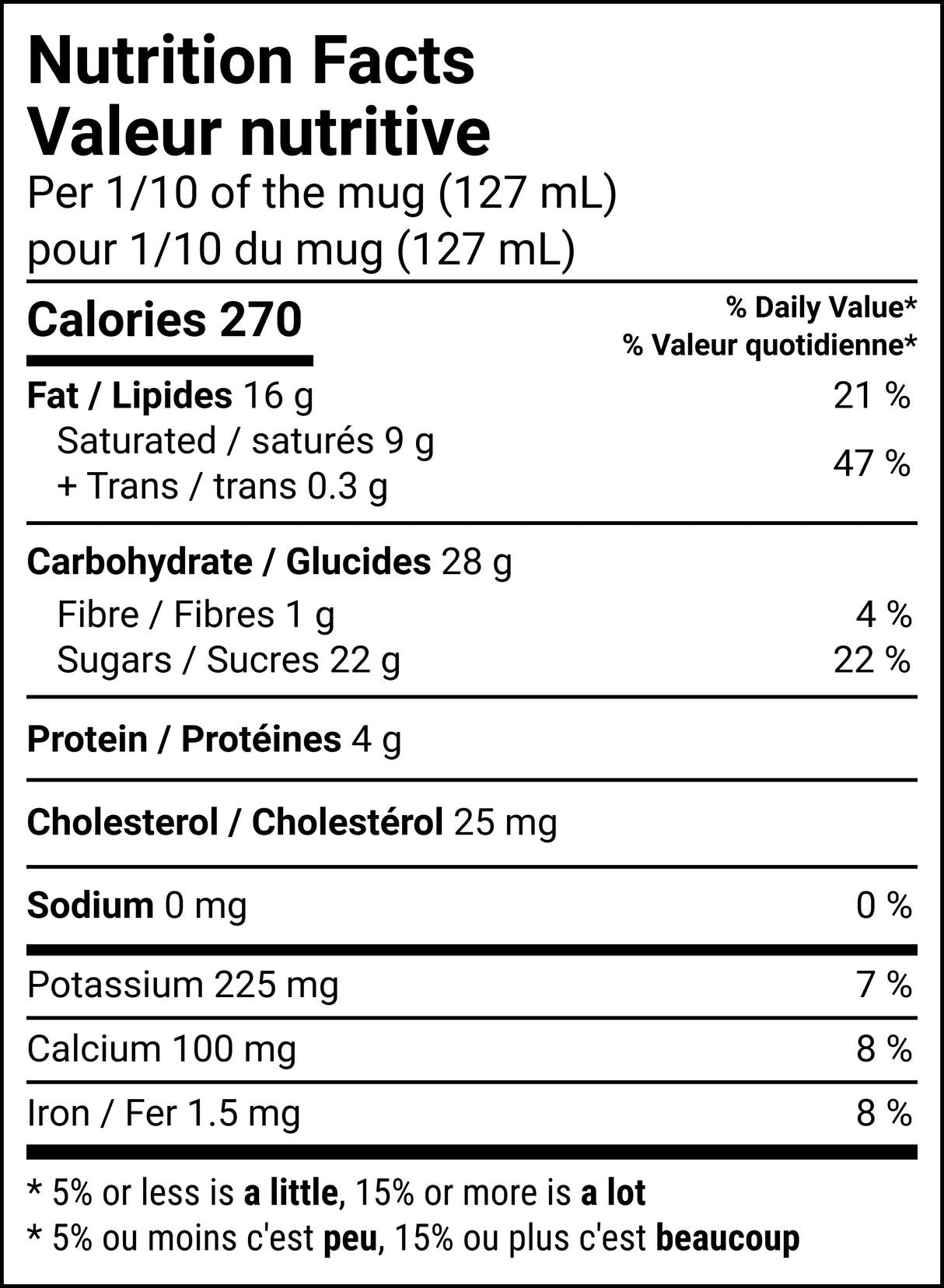Christmas Ice Cream Dessert, Chocolate & Vanilla Cup