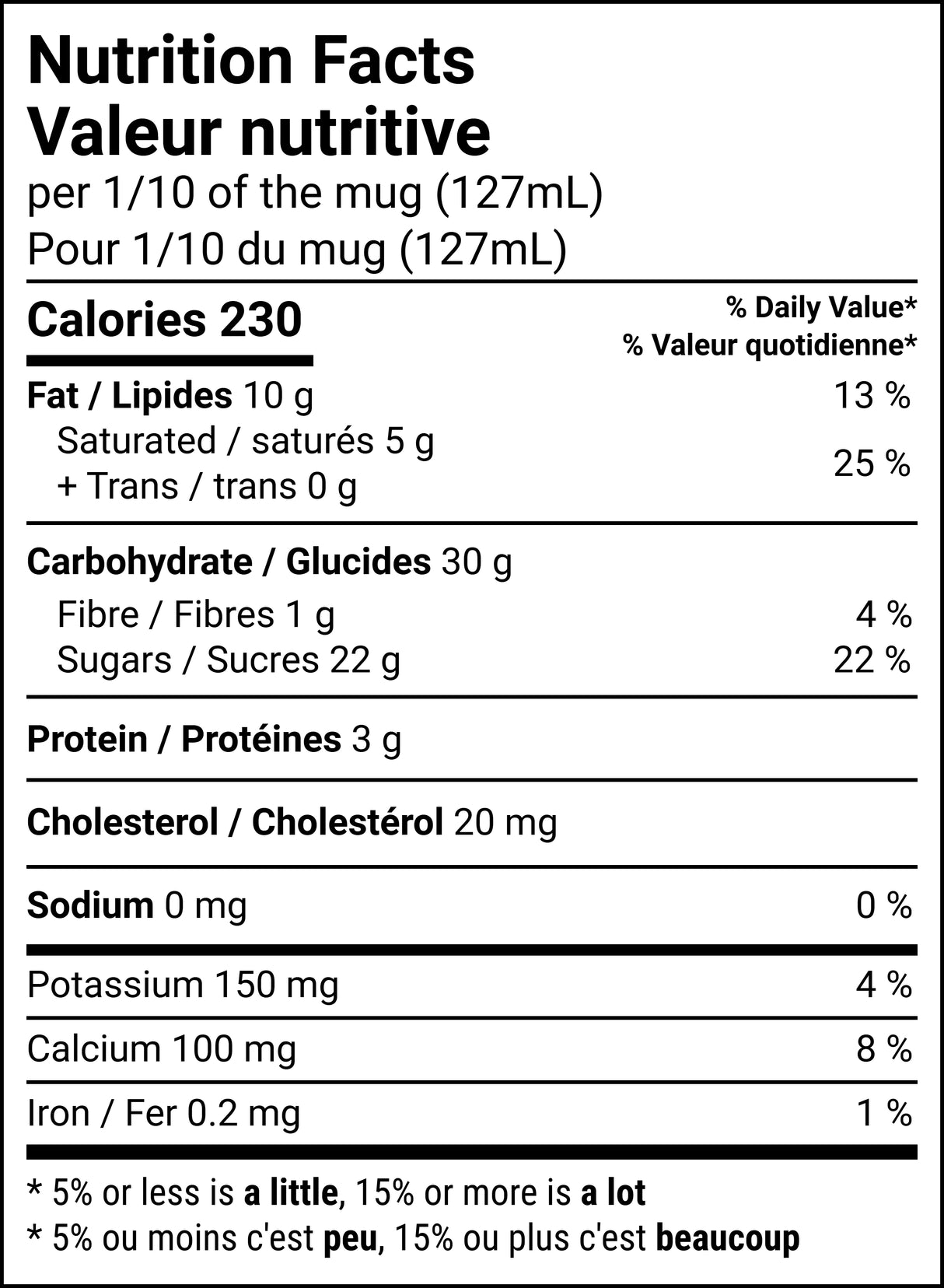 Tasse glacée trompe-l'oeil vanille-framboise