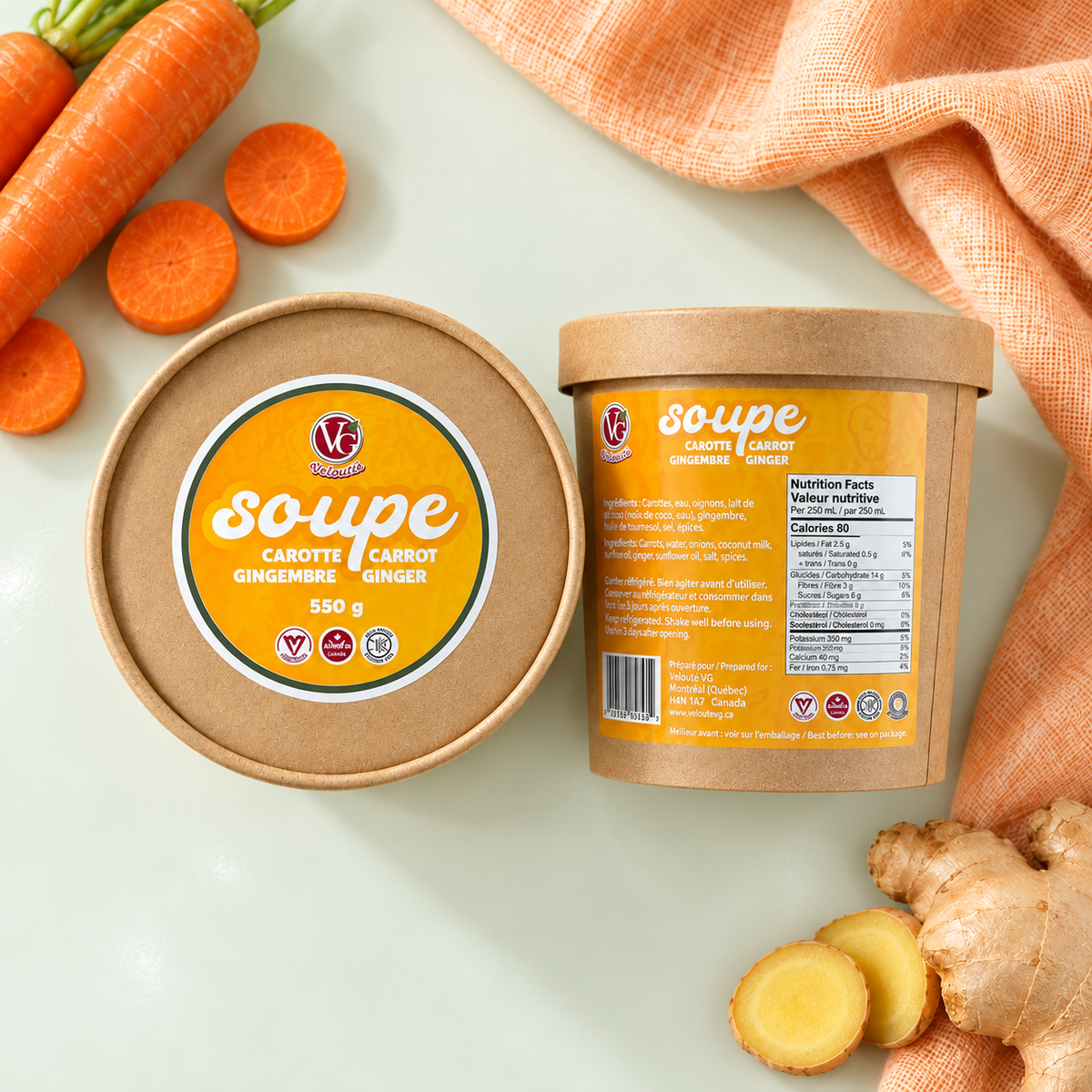 Gluten-free Carrot and Ginger Soup