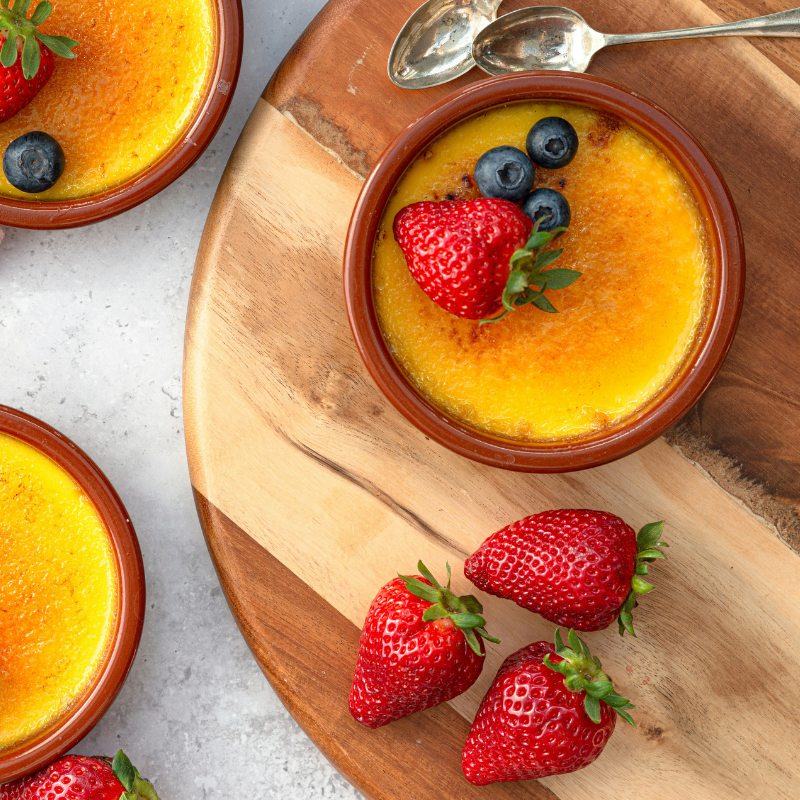 2 Vanilla Crème Brûlée