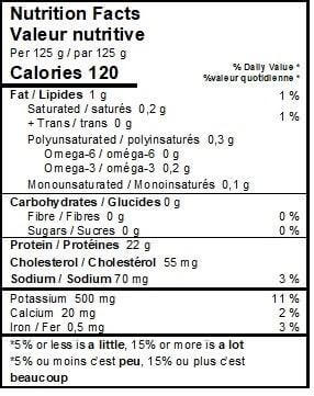 Filets de morue de Gaspésie