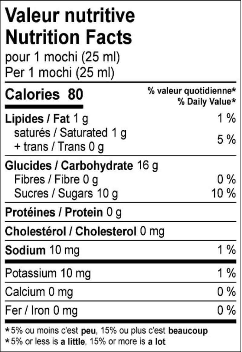 Mochi fruit de la passion (végane)