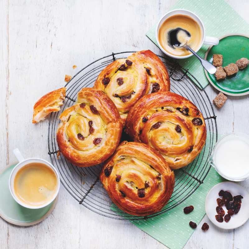 4 pains aux raisins 520 g