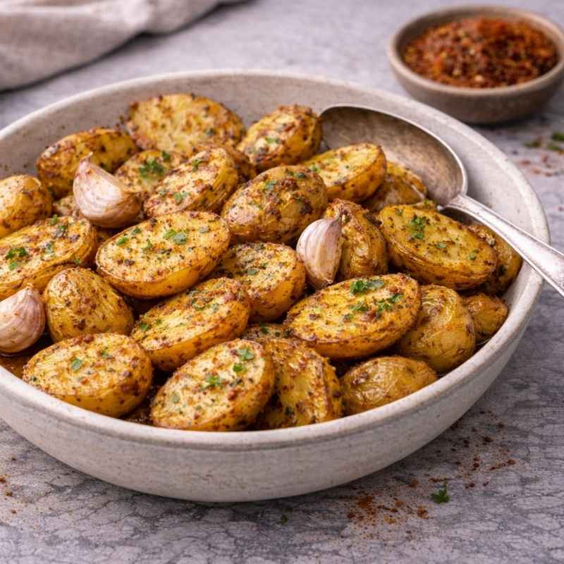 Poêlée de pommes de terre assaisonnée