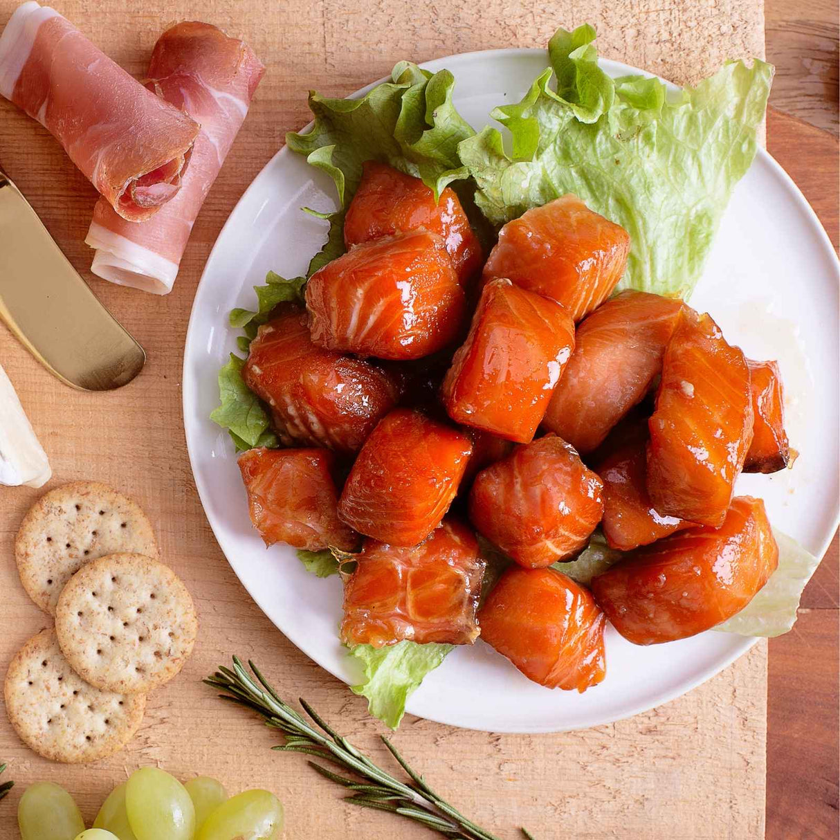 Maple Smoked Salmon Nuggets