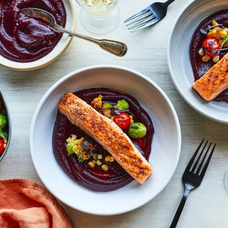 Purée de betterave et érable