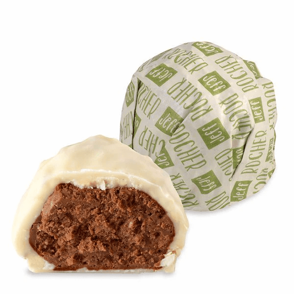 Rocher chocolat blanc praliné