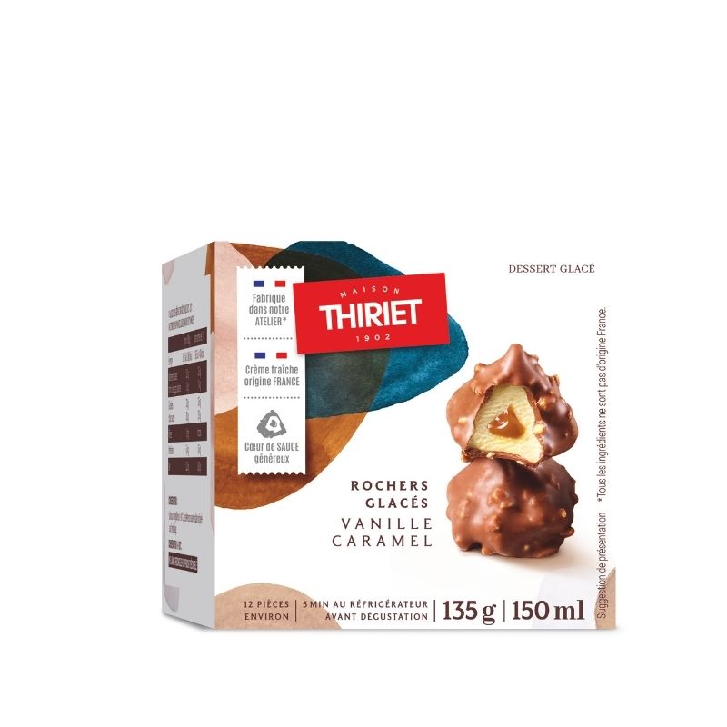 12 Rochers vanille caramel