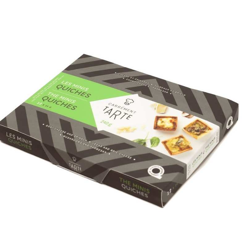 Coffret mini quiches