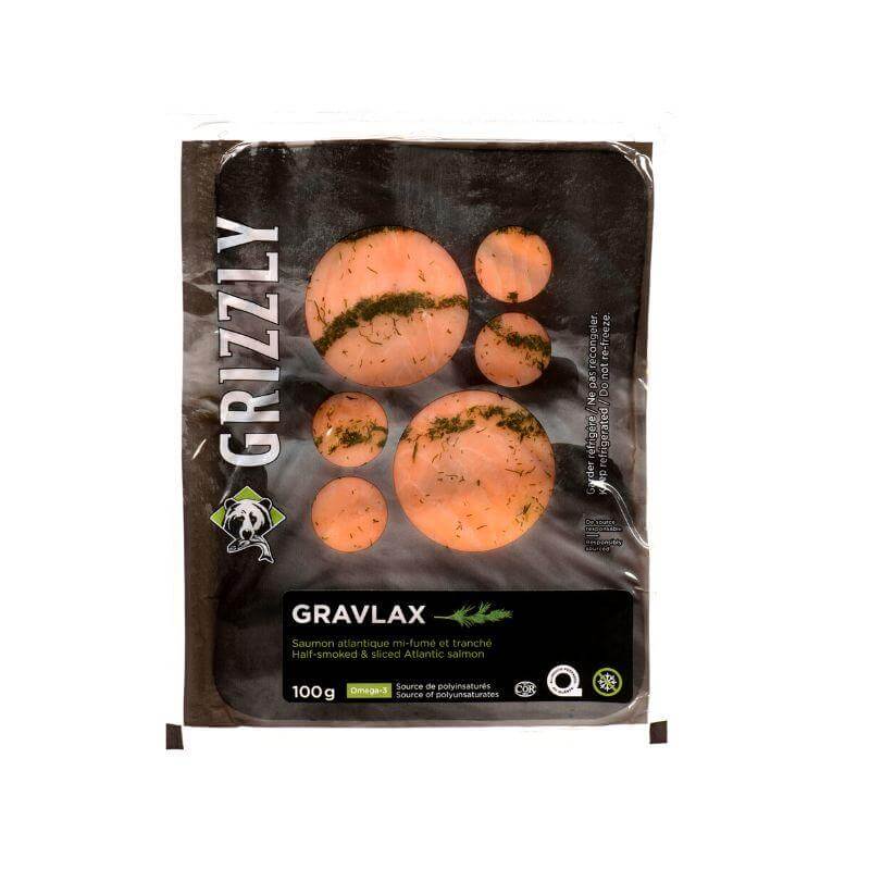 Saumon gravlax mi-fumé de l'Atlantique