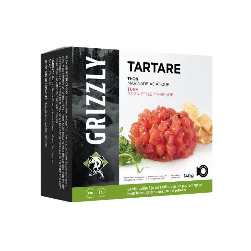 Tartare de thon avec marinade asiatique
