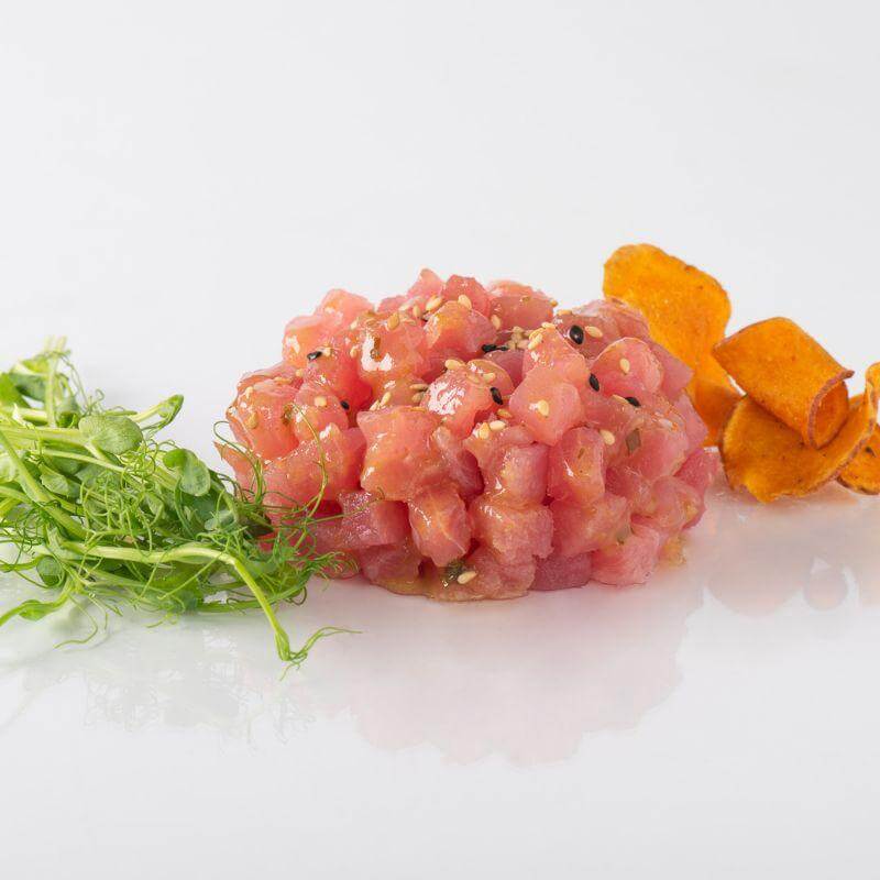 Tartare de thon avec marinade asiatique