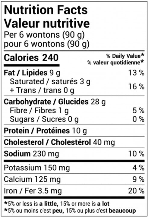 Pork and Shitake Wontons