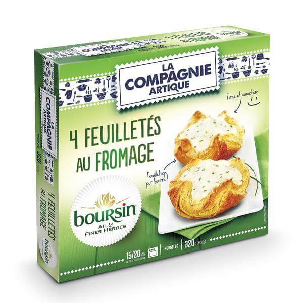 4 Paniers Feuilletés au Boursin