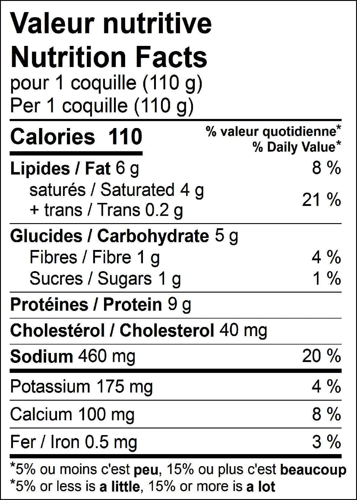 2 coquilles aux fruits de mer à la nantaise