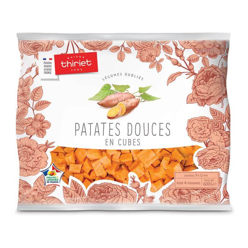 Cubes de patate douce