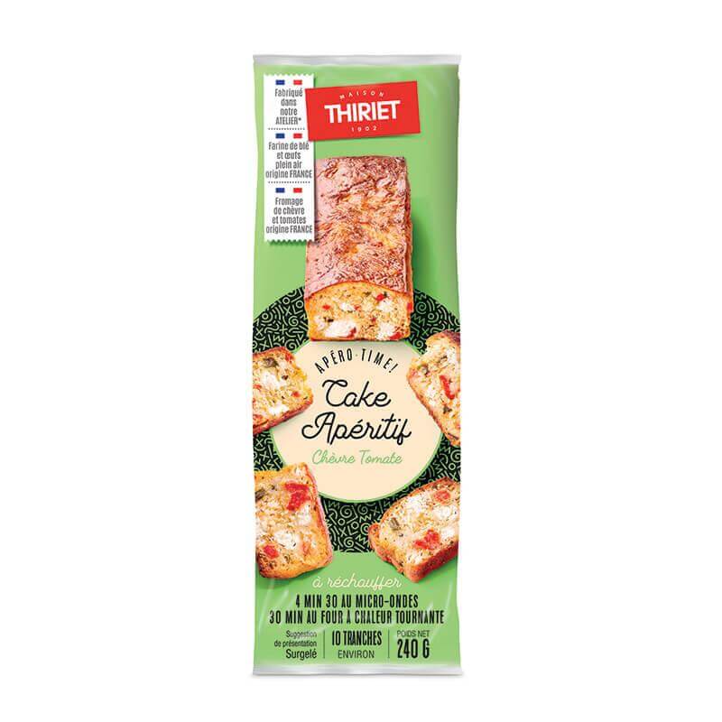 Pain aux courgettes, chèvre et tomates