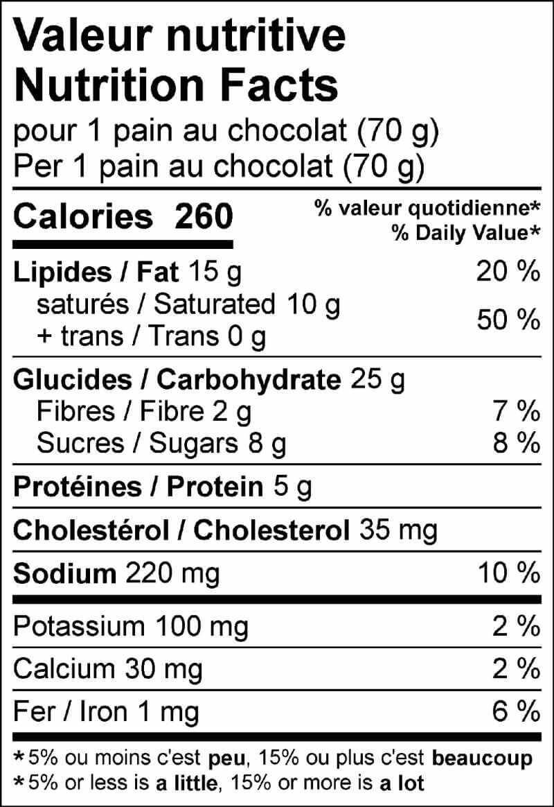 8 pains au chocolat pur beurre