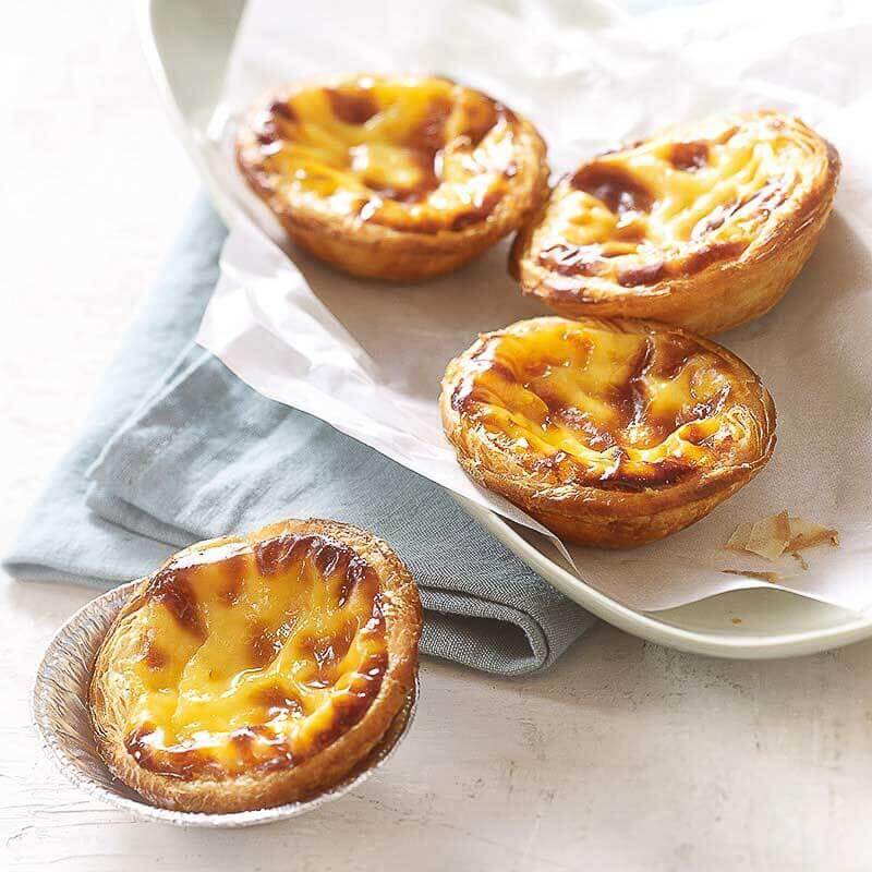 4 tartelettes portugaises (pasteis de nata)