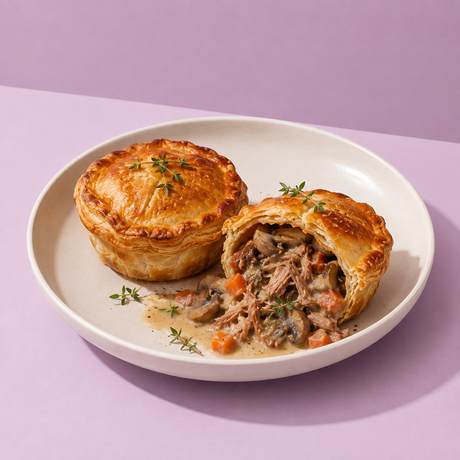 Pot pie au canard confit et légumes d'automne