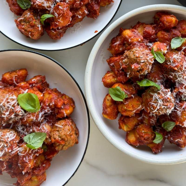 Gnocchi aux boulettes de veau