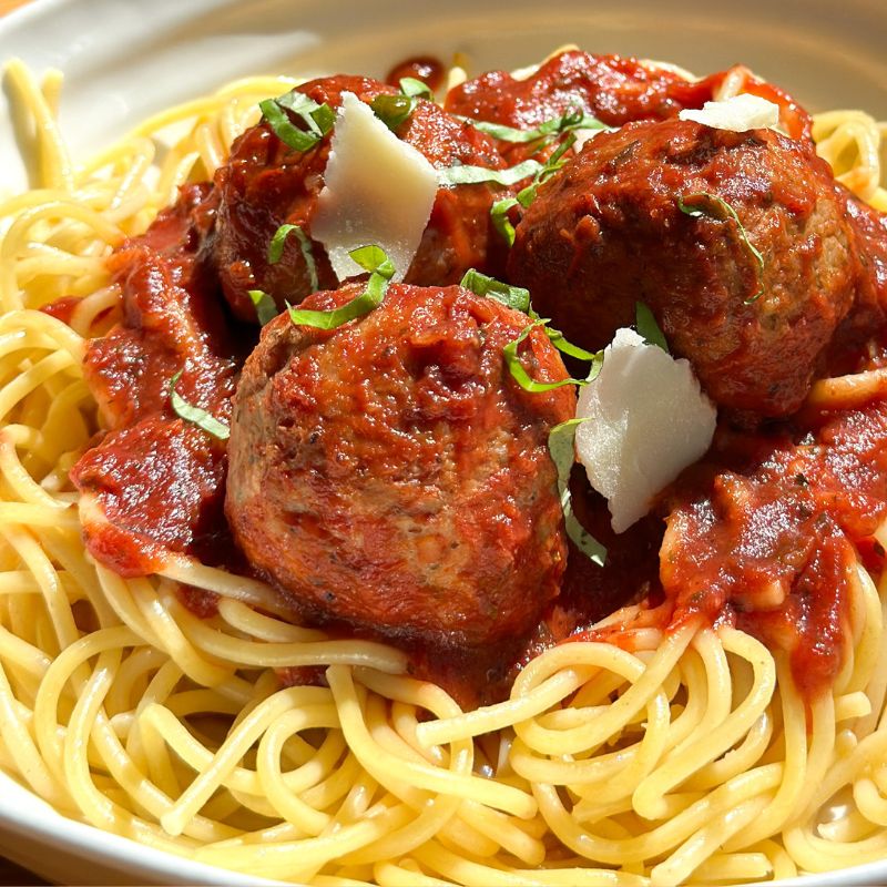 Veal Meatballs with Spaghetti – Cool&Simple