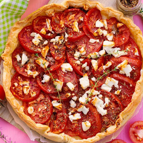 Tarte aux tomates et fêta