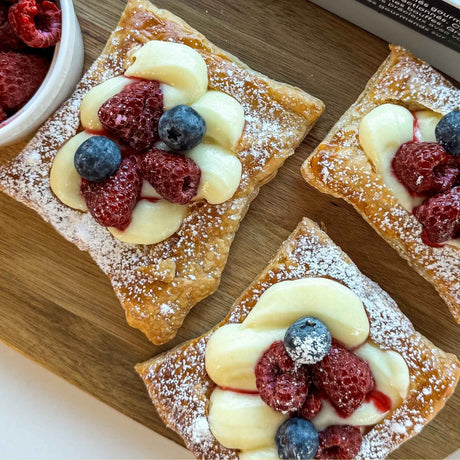 Feuilletés aux petits fruits