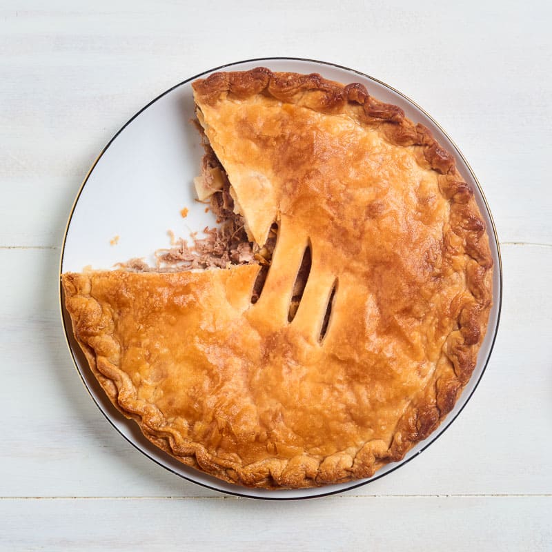 Tourtière au porc éffiloché