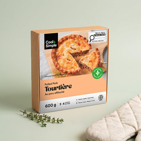 Tourtière au porc éffiloché