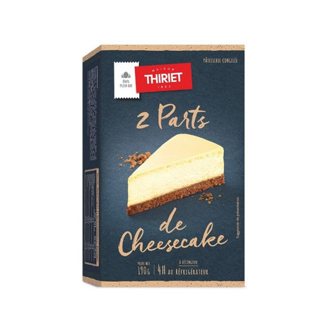 2 parts de cheesecakes